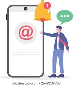 Chained communications with linked user notifications.
