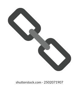 Chained Flat Icon Design For Personal nad Commercial Use