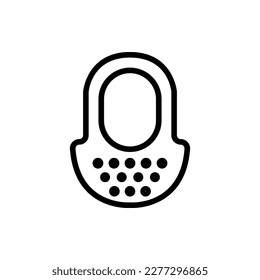 Chainmail Flat Icon Logo Illustration. Medieval Icon-set. Suitable For Web Design, Logo, App.