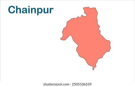 Chainpur subdivision map, Palamu District, Jharkhand state, Republic of India, Government of Jharkhand, Indian territory, Eastern India, politics, village, tourism