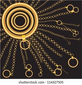 Goldketten (Edelmetall, Vektor)