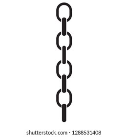 chains icon on white background. flat style. chains icon for your web site design, logo, app, UI. abstract chains symbol. 