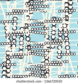 Chains Pattern. Fashion Background Chain for Fabric, Textile, Wallpaper. Vector illustration - Vektör
