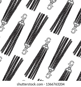 Chains Pattern. Fashion Background Chain for Fabric, Textile, Wallpaper. Vector illustration 