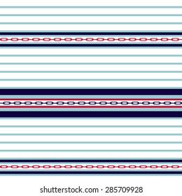 Chains pattern. Sea vector.
