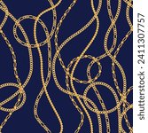 Chains pattern seamless. Design for fabric, wallpaper, wrapping, background.