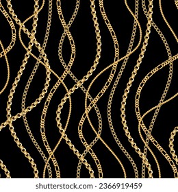 Chains pattern seamless. Design for fabric, wallpaper, wrapping, background.