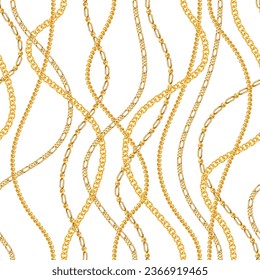 Chains pattern seamless. Design for fabric, wallpaper, wrapping, background.