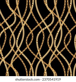 Chains pattern seamless. Design for fabric, wallpaper, wrapping, background.