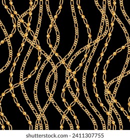 Chains pattern seamless. Design for fabric, wallpaper, wrapping, background.