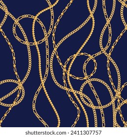 Chains pattern seamless. Design for fabric, wallpaper, wrapping, background.