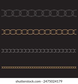 Patrón de cadenas sin fisuras. Diseño para tela, Fondo de pantalla, envoltura, diseño de fondo eps 10