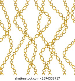 Chains pattern seamless. Design for fabric, wallpaper, wrapping, background.