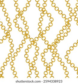Chains pattern seamless. Design for fabric, wallpaper, wrapping, background.