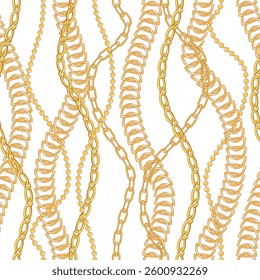 Chains pattern seamless. Design for fabric, wallpaper, wrapping, background.