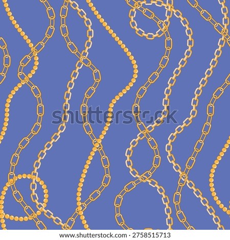 Chains pattern seamless. Design for fabric, wallpaper, wrapping, background.