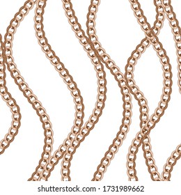 Chains pattern seamless. 
Vector design for fabric, wallpaper, wrapping, background.