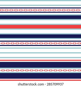 Chains pattern. Stripes. Seamless vector.