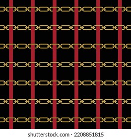Ketten Tartan-Prüfung Nahtloses Muster