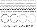 Chains Variety Chain Links, Circular Chains, and Detailed Chain Styles