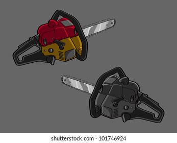 chainsaw cartoon