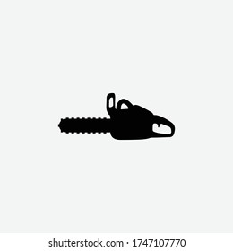 Chainsaw graphic element Illustration template design