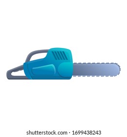 Chainsaw icon. Cartoon of chainsaw vector icon for web design isolated on white background