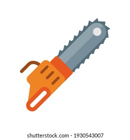 chainsaw icon design vector template