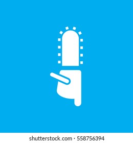 chainsaw icon illustration isolated vector sign symbol