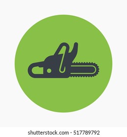 Chainsaw icon, logging equipment