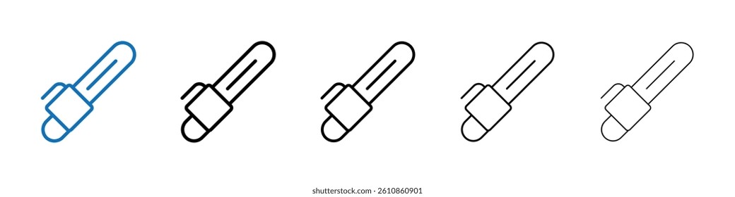 Chainsaw icon Outline vector logo for web ui