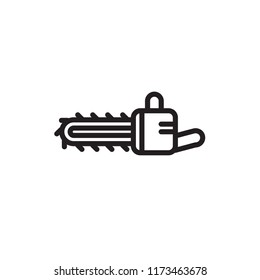 chainsaw icon vector eps10