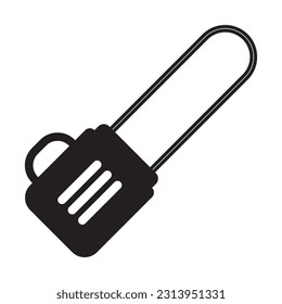 chainsaw icon vector template illustration logo design