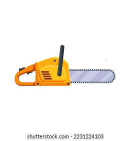 Chainsaw isolated on white background