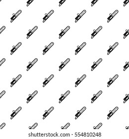 Chainsaw pattern. Simple illustration of chainsaw vector pattern for web