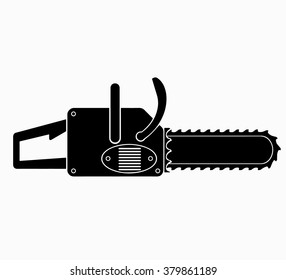 Chainsaw vector icon