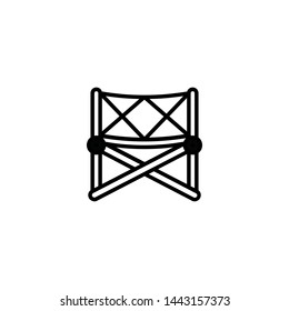 chair 1 icon sign signifier vector