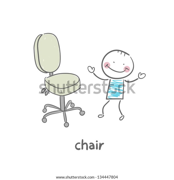 Chair Stock Vector (Royalty Free) 134447804 | Shutterstock