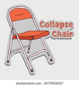 chair collapse case orange version