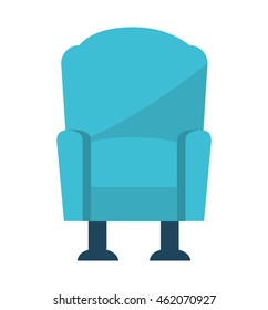 chair couch style icon vector illustration design