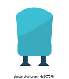 chair couch style icon vector illustration design