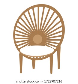 icono de diseño de silla gráficos vectoriales