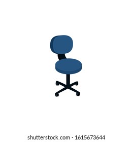 Chair design, Office object workforce corporate job work occupation and communication theme Vector illustration