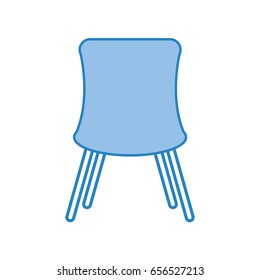 chair desk isolated iicon