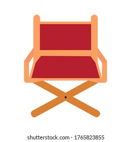 chair director flat icon - From Movie and film icons set