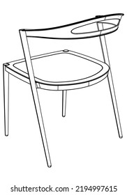 Chair doodle icons collection in vector. Doodle chair illustrations collection in vector