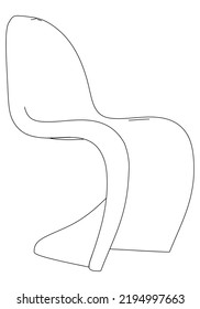 Colección de iconos del doodle de la silla en el vector. Colección de ilustraciones de la silla Doodle en vector