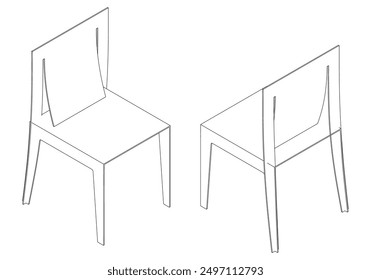 Chair doodle icons collection in vector. Doodle chair illustrations collection in vector. Perfect for Furniture Design, Interior Concepts, and Creative Projects