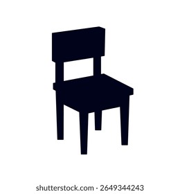 chair emoji symbol sign icon vector illustration furniture