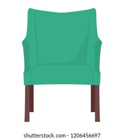 Chair flat colored icon